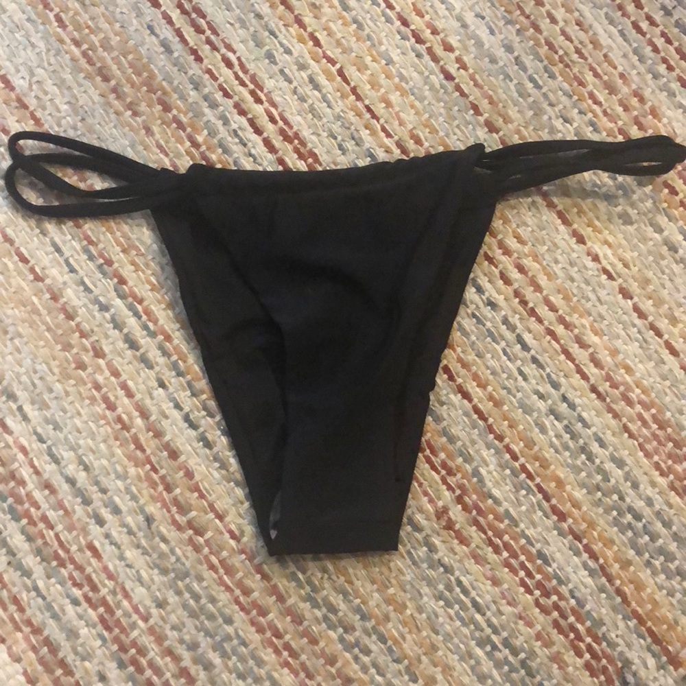 NWT Black Thong Bikini